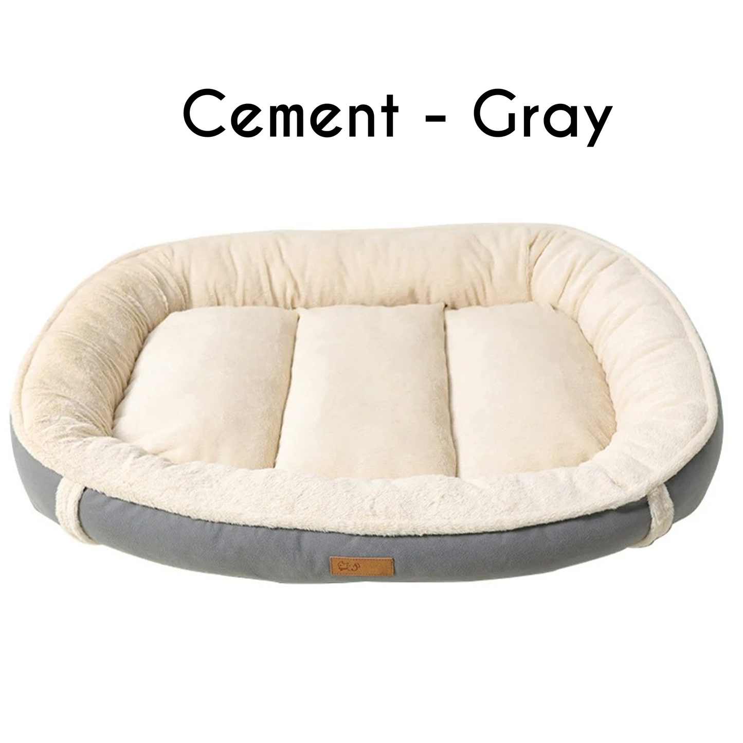 Comfort Suede and Velvet Plush Dog Bed