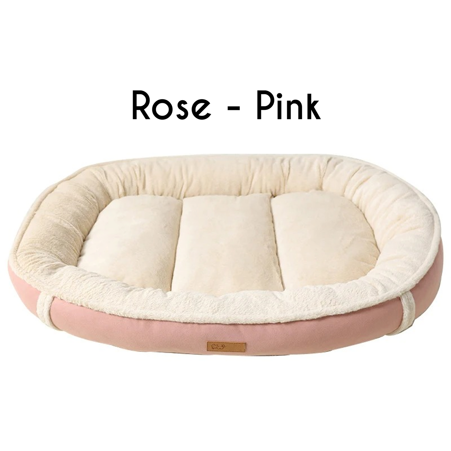 Comfort Suede and Velvet Plush Dog Bed