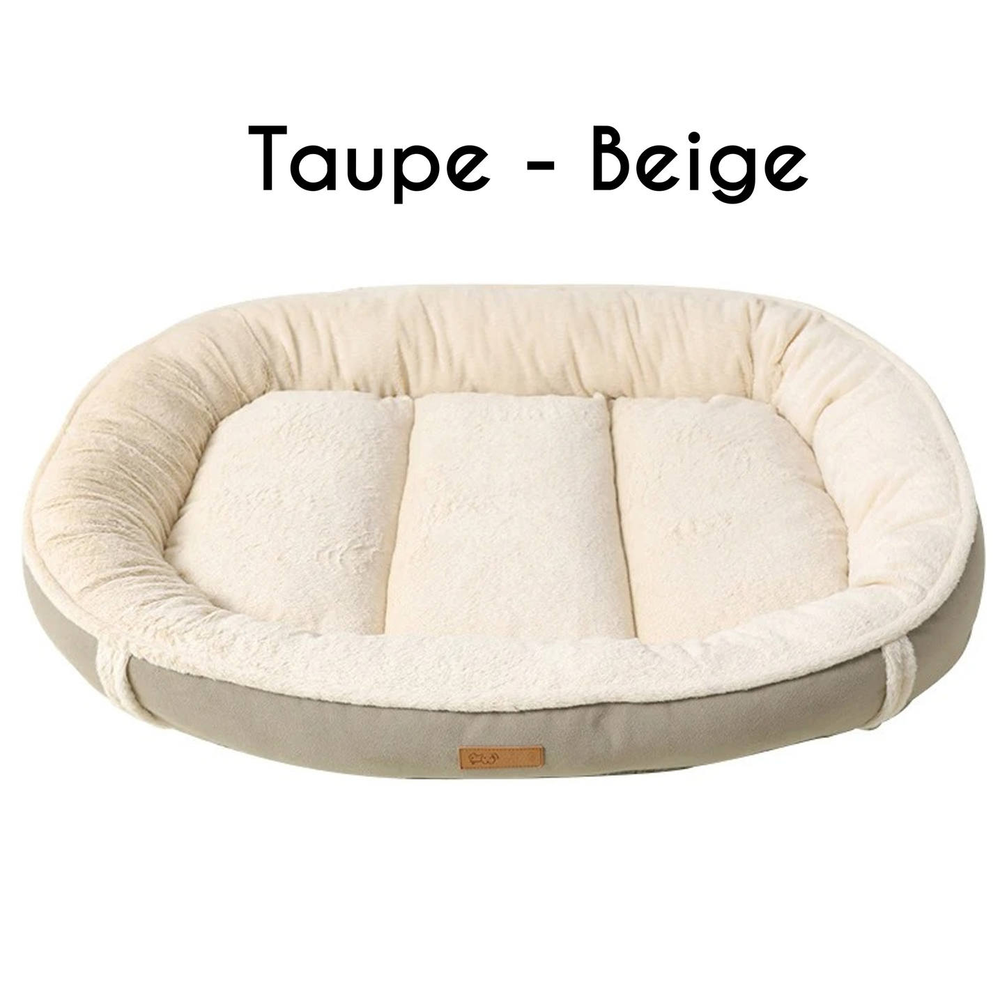 Comfort Suede and Velvet Plush Dog Bed